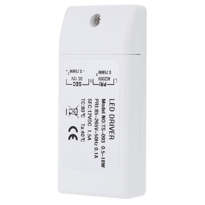 

18W LED Driver Strip Replacement for MR16 MR11 Transformer 240V 50 60Hz to DC 12V Converter Adapter