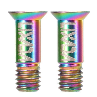 

2PCS M5 Bike Rear Derailleur Guide Wheel Screws Bolts Ultralight Cycling Titanium Alloy Screws