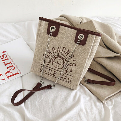 

Tailored 2019 New Fashion Casual Cotton And Linen Versatile Shoulder Messenger Bag