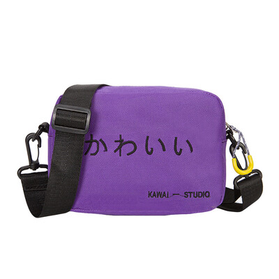 

Women Letter Printed Casual Shoulder Bag Outdoor Zipper Canvas n Cross-body Bag Ladies Young Style Handbag Bolso Mujer