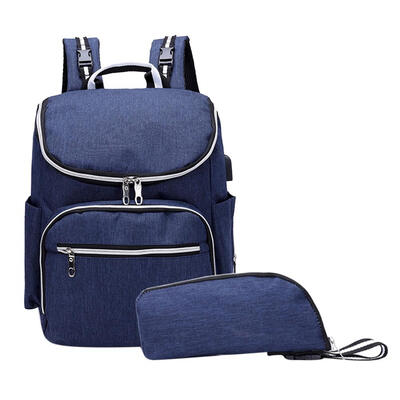 

Women Mummy Backpacks Zipper Large Capacity Travel Purse Shoulder Handbags