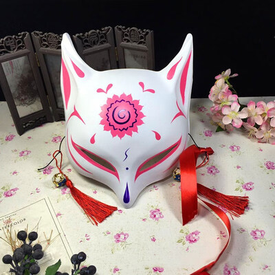 

FUNNYBUNNY Large Fox Mask for Adults&Kids Men Women Cosplay Masquerade Masks Halloween Mask Upper Half Face