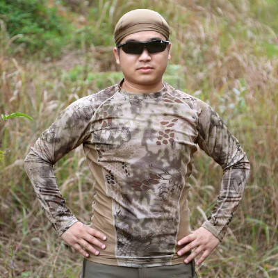 

Combat Outdoor Sports Quick Dry Long Sleeve Shirt for Hiking Hunting Fishing Cycling Tight Long Sleeves Combat Shirt