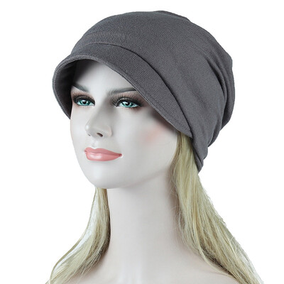 

6 Colors Women Slouchy Beanie Hat Cotton Elastic Head Scarf