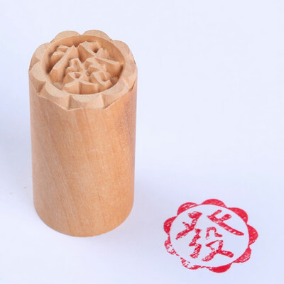 

Traditional Chinese Moon Cake Mold Wood Dessert Seal Stamp DIY Cookie Baking Molds Cake Decorating Tools Mid-autumn Festival