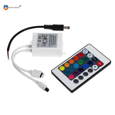 

WEIGU LIGHTING DC 12V 24 Key RGBW Remote Controller for LED Strip