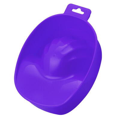 

1pc Nail Art Hand Wash Remover Soak Plastic Bowl Nail Bath Manicure Tool