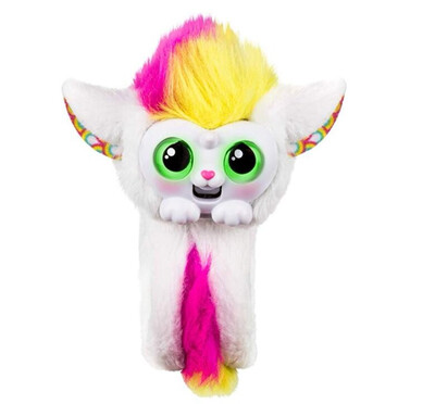 

Wrapples Kids Cute Plush Interactive Toys Furry Animal Wrist Wrap Monkey Animals Toys Talking Pets Creative Gifts Girls Boys