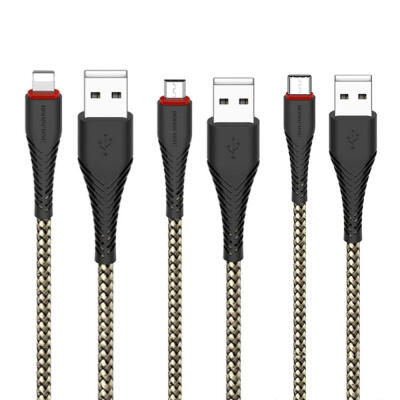 

Borofone BX25 Charge Cable Premium Type C Micro USB Lightning Charging And Syncing Cord-Type-C