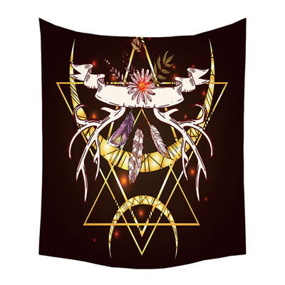 

Gobestart Colorful Dream Catcher Tapestry Bohemia Hippie Wall Hanging Bedspread Dorm Decor