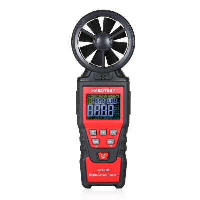 

HABOTEST HT625B Handheld Digital Anemometer Wind Speed Meter Gauge Accurately Measure Wind Temperature Air Volume&Dew Point wi