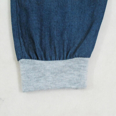 

Infant Baby Boys Clothes Denim Romper Short Sleeve Zipper Jumpsuit Outfits