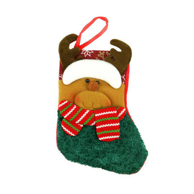 

〖Follure〗1pcs Christmas Mini Christmas Stockings Socks Decorations Socks Stocking Bag