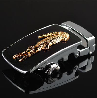 

Genuine Mens Belt Head Buckle Leisure Belt Head Business Accessories Automatic Buckle Width luxury fashion holographic belts