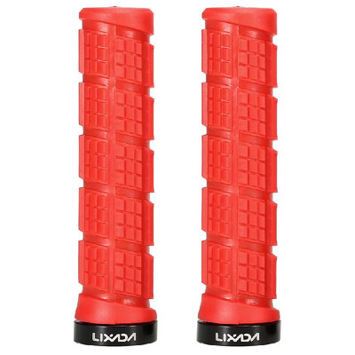 

Lixada 2PCS Bike Handlebar Grips Anti-skid Lock-on Cycling Grips MTB Road Bike End Grips