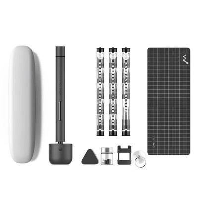 

Mini Precision Electric Screwdriver Cordless Power Screw Driver Kit with LED Light Lithium Iron Battery Operated