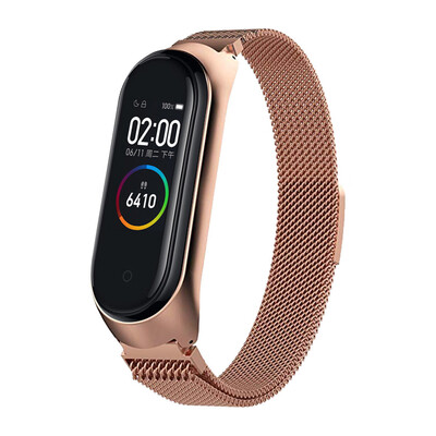 

〖Follure〗Milanese Magnetic Stainless Steel Watch Band Strap For Xiaomi Mi Band 4 Bracelet