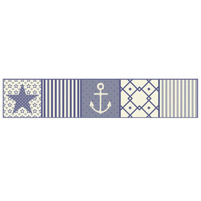 

Vintage Square Self Adhesive Tile Stickers Mediterranean Style PVC Sticker