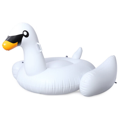 

Swimming Water Lounge Pool Giant Rideable Swan Inflatable Float Toy
