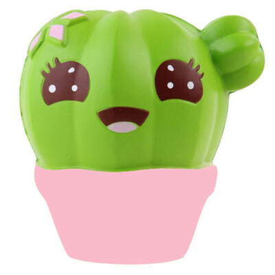 

Jumbo Squishy Potted Cactus Slow Rising Soft Stress Relief Kawaii Fun Toy