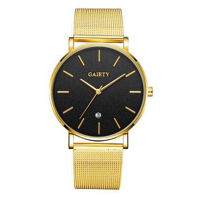 

〖Follure〗Business Fashion Simple Simple Casual Calendar Net With Strap Mens Watch