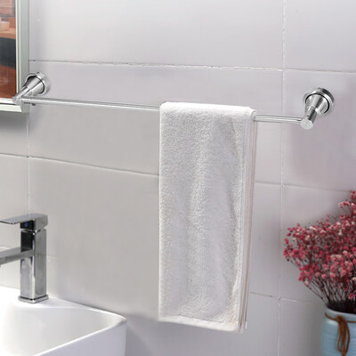 

Gobestart Modern Single Shot Bathroom Towel Bar Brushed Nickel 236-Inch Towel Rack