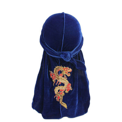 

Unisex Men Women Velvet Breathable Bandana Cap Turban Hats Durag Headwear Scarf