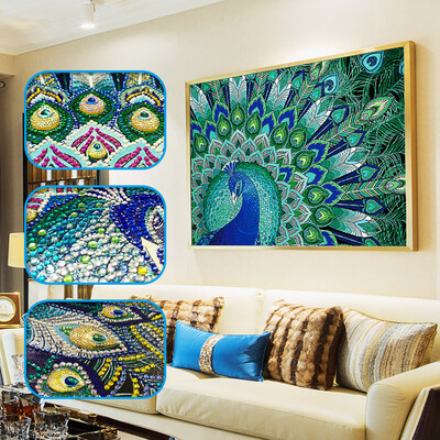 

Siaonvr Special Shaped Diamond Painting DIY 5D Partial Drill Cross Stitch Kits Crystal R