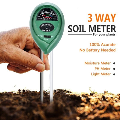 

NEW Hellmodal Professional 3 In1 Soil Moisture Light Humidity PH Meter Garden Soil Tester Meter