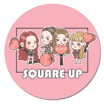 

Black Pink tin Plate Badge Brooch Cute Cartoon Brooch Bag Pendant Boys Girls Accessories hot Gift for Fans
