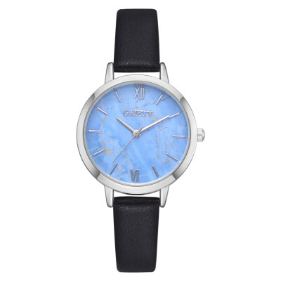 

Korean version of the small girl watch simple casual small fresh student PU quartz watch brand ladies watch