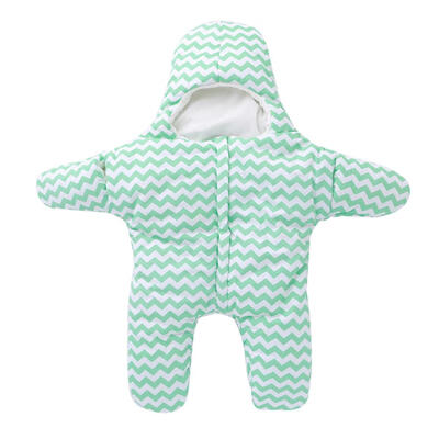 

Baby Sleeping Bag Sea Star Stripe Winter Warm Newborn Stroller Swaddle Wrap