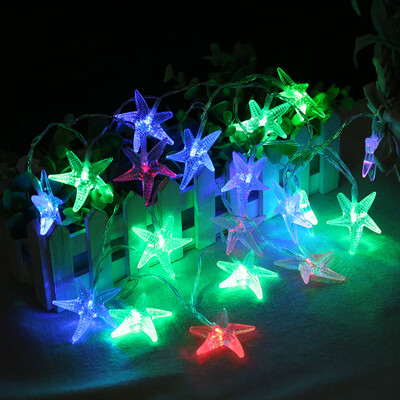 

Gobestart Window Curtain Lights String Lamp House Party Decor Striking With 10 LED Beads