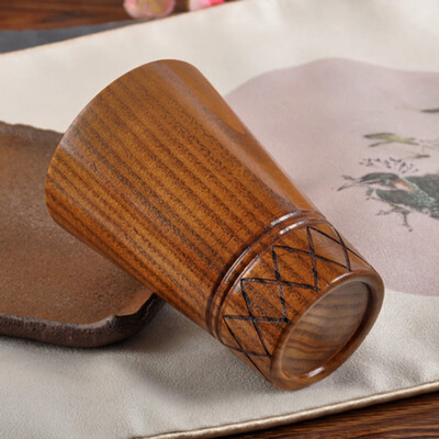 

Siaonvr New Wooden Cup Log Color Handmade Natural Wood Coffee Tea Beer Juice Milk Mug