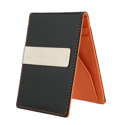 

Cute New Fashion Men Money Clip Faux Leather Slim Wallet ID Credit Card Holder Cash Clip cluth bag T7J6F3O0
