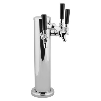 

Greensen Stainless Steel Triple Tap 3 Faucets Draft Beer Dispenser for Bar Home Brew Kegerator