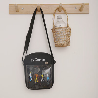 

Mobile Messenger Bag Female Summer Student ins Wind Japanese Original Wind ulzzang Simple Single Shoulder Canvas Bag