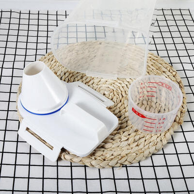 

Greensen Portable Home Kitchen Storage Box Dispenser Plastic Grain Cereal Container With Measuring Cup