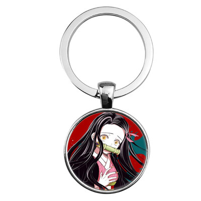 

Anime Demon Slayer Key Chain Acrylic Pendant Anime Accessories Cartoon Cosplay Anime Gifts