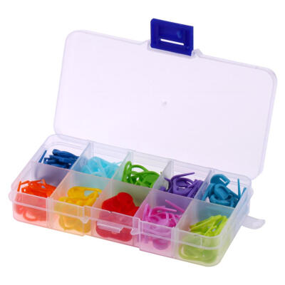 

120pcsBox 10 Colors Knitting Accessories Crochet Locking Stitch Markers