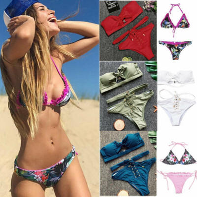 

Women Bikini Set Bandage Push-Up Padded Swimwear Swimsuit Bathing Brazilian Hot