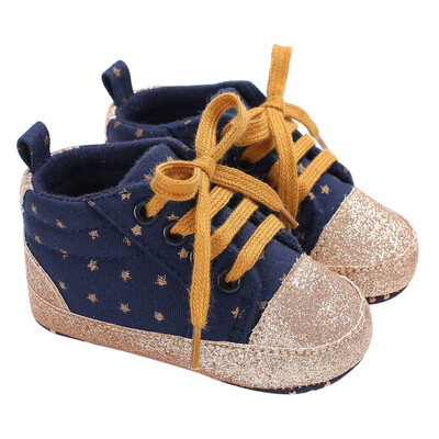 

Toddler Girls Boys up Crib Shoes Prewalker Sneakers