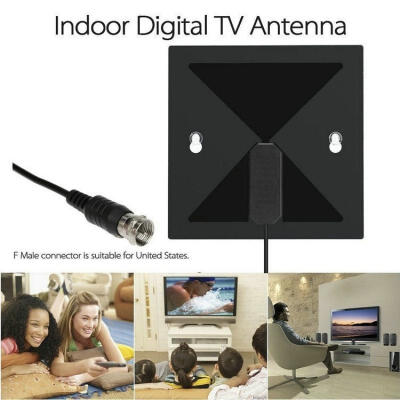 

Clear TV HD Digital Antenna - As Seen on TV - No More Cable Bills New Black ED