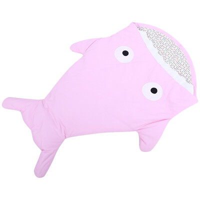 

Cute Cartoon Shark Babies Sleep Bag Thick Winter Infant Blanket Warm Swaddle