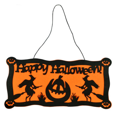 

Halloween Decoration HAPPY HALLOWEEN Hanging Hangtag Halloween Window Decoration Halloween Pumpkin Hanging Strips