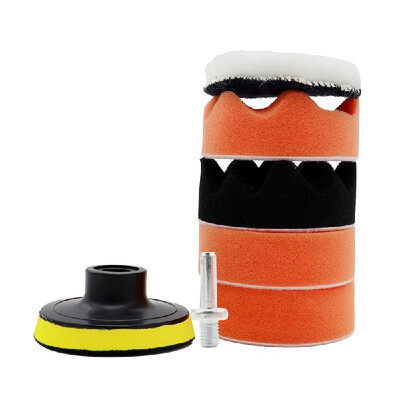 

22Pcs Drill Buffing Sponge Pads Car Foam 3 Inch Polishing Pads Kit for Car Buffer Polisher Sanding Waxing Sealing Glaze