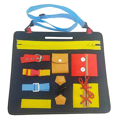 

YIWULALearning Board Wardrobe Teaching Bag Baby 1-5 Years Old Educational Toys