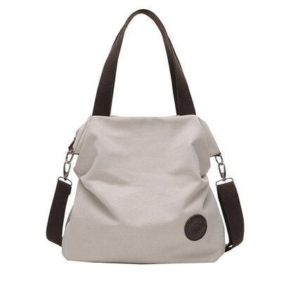 

Large Capacity Casual Women Canvas Crossbody Shoulder Bag Tote Pouch Handbag