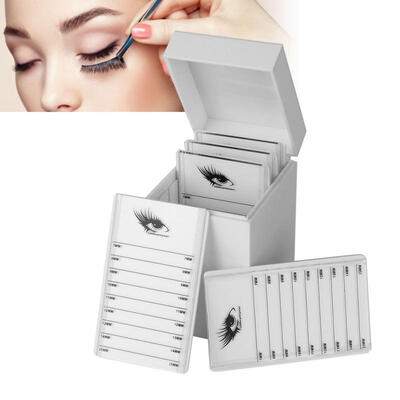 

Greensen 5 Layers Eyelash Extension Storage Box False Eyelash Display Holder Case Makeup Organizer