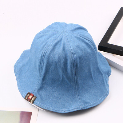 

Korea Harajuku simple labeling letters fisherman hat tide women spring&summer leisure Joker beggar retro cultural basin hat